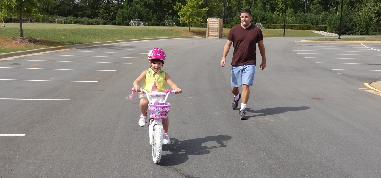 riding a bike for the first time in years